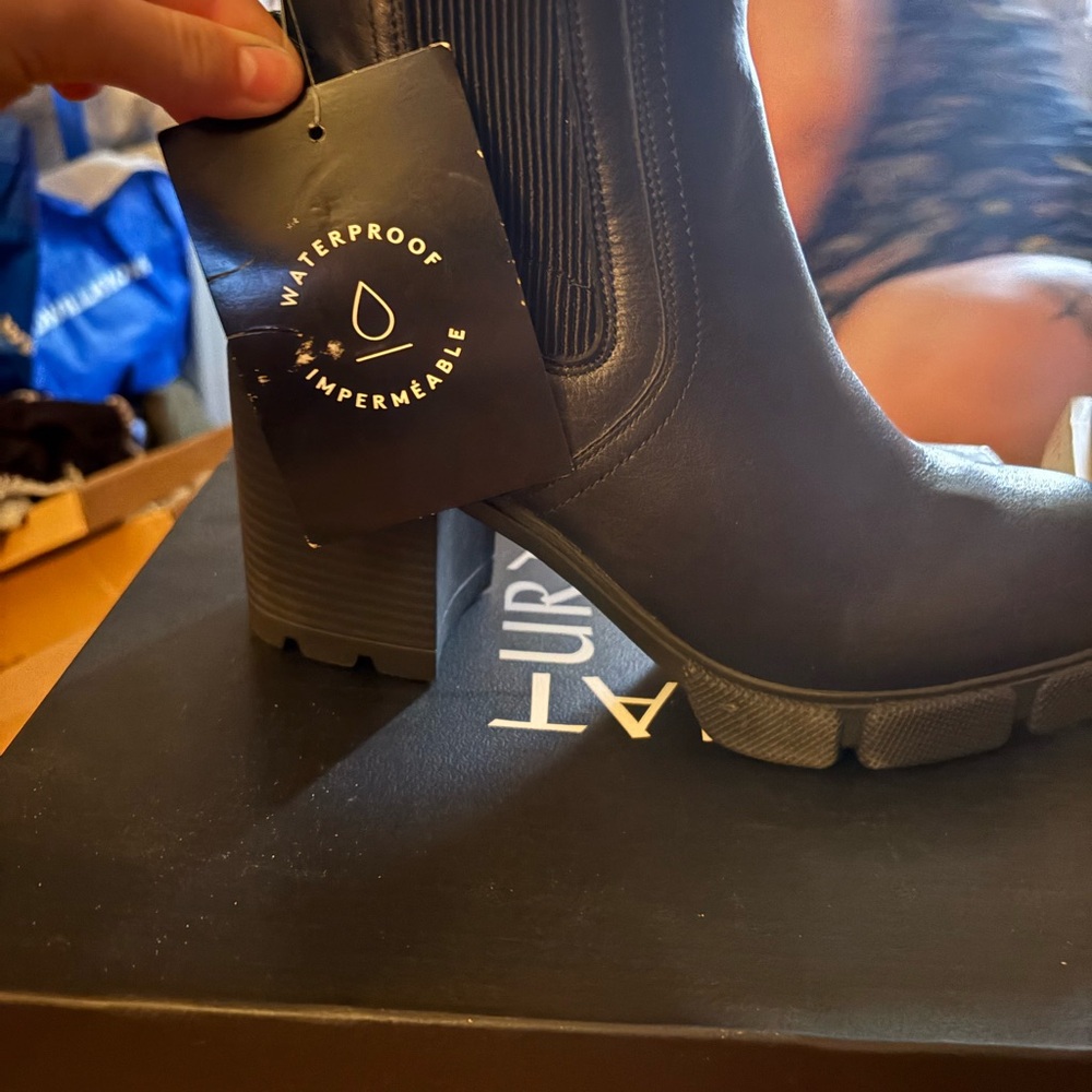 Naturalizer Black Heeled Boots
